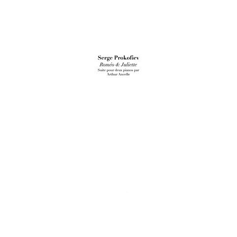 Sergei Prokofiev-Romeo Et Juliette For 2 Pianos-Piano Duet-BOOK