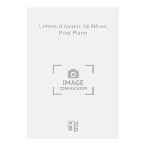 Robert Stolz-Lettres D'Amour, 15 Pièces Pour Piano-Klavier-BOOK