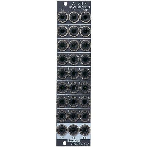 Doepfer Octal linear VCA Vintage Edition - VCA Modular Synthesizer