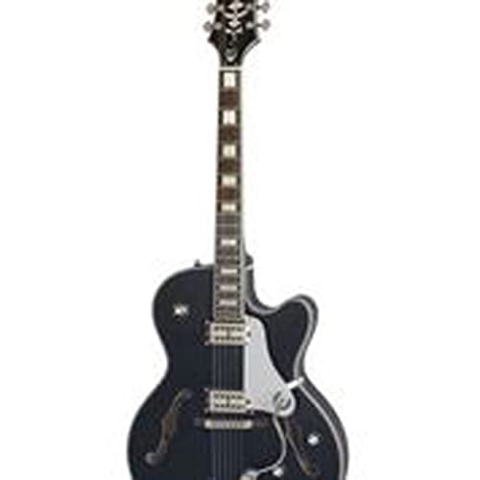 Epiphone Emperor Swingster Black Aged Gloss - Halbakustik Gitarre