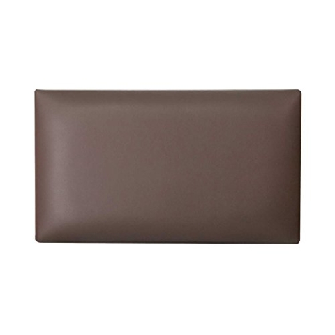 K&M 13821 Sitzpolster Braun - Kunstleder-Polstersitz mit breiter Sitzfläche für K&M Keyboard- und Klavierbank