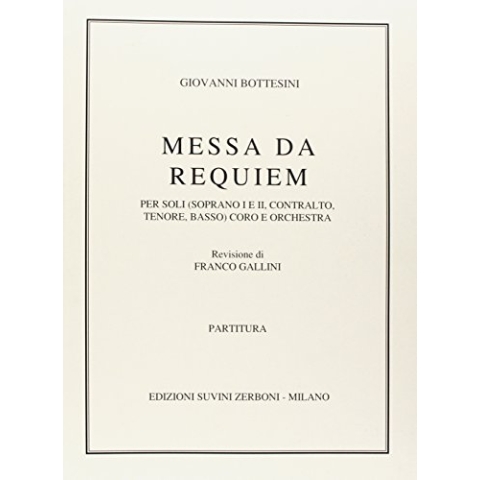 Giovanni Bottesini-Messa Da Requiem-SCORE