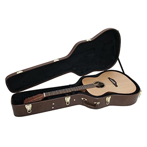 DIMAVERY Form-Case Western-Gitarre, braun | Case für Westerngitarre