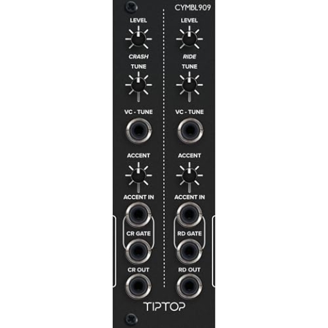 Tiptop Audio CYMBL909 Black - Drum Modular Synthesizer