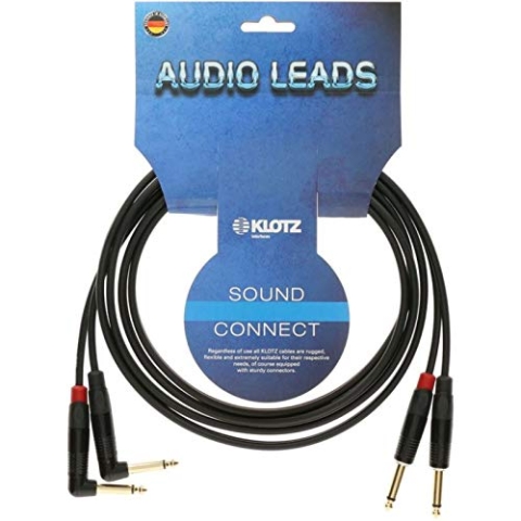 Klotz KMPR0900 KeyMaster Twin-Instrumentenkabel 9 m - Instrumentenkabel