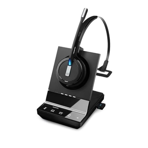 EPOS Impact SDW 5016, Einseitiges kabelloses DECT-Headset Triple-Konnektivität, Noise Cancelling-System, optimiert für