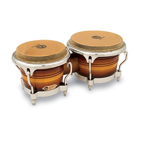 LP Latin Percussion LP813608 Generation II Wood Bongo Matte Sunburst