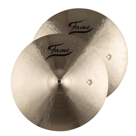 Fame Masters B20 Heavy HiHat 15", handgefertigt in Istanbul, Traditional Finish, ausgewogener Klang, sensible Ansprache, klarer Chick-Sound, ideal für Studio und Live-Performance