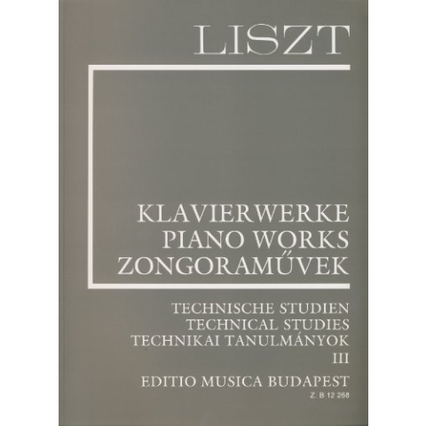 LISZT - Estudios Tecnicos 3º (Ejercicios) para Piano (Mezo)