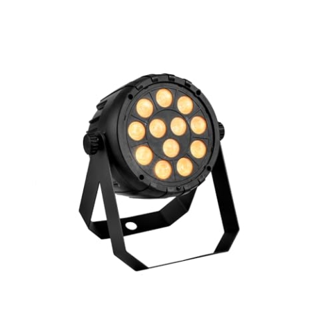 EUROLITE LED PARty Spot Silent RGB/WW | Kompakter Scheinwerfer mit DMX-Steuerung und 12 x 5-W-COB-LED in RGB/WW