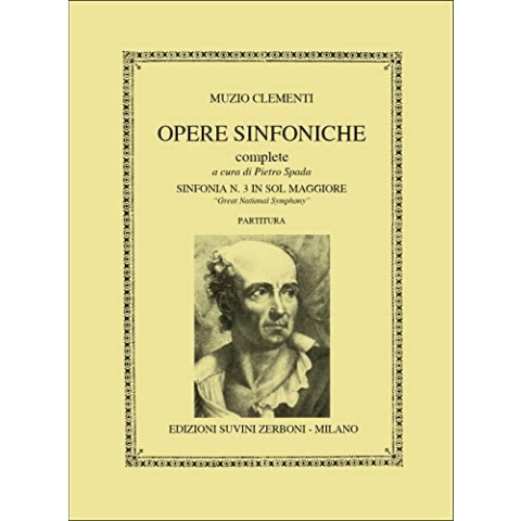Muzio Clementi-Sinfonia N. 3-Orchestra-SCORE