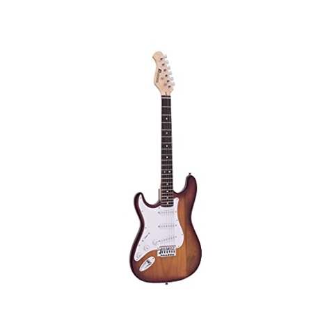 DIMAVERY ST-203 E-Gitarre LH, sunburst | E-Gitarre für Linkshänder