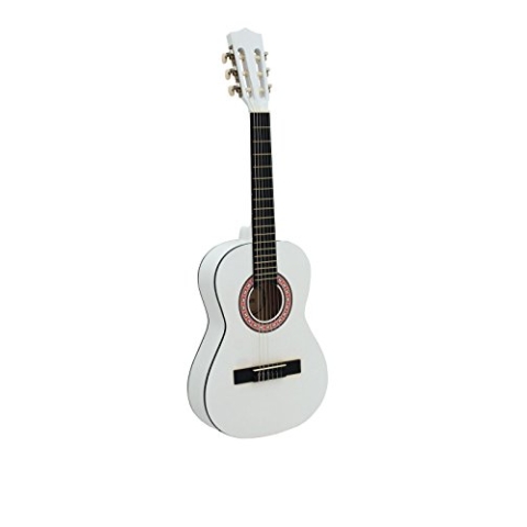 DIMAVERY AC-303 Klassikgitarre 1/2, weiß | Klassische Gitarre 1/2