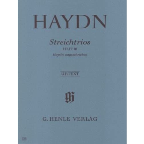 Franz Joseph Haydn: Streichtrios Heft III. Für Streichinstrumente