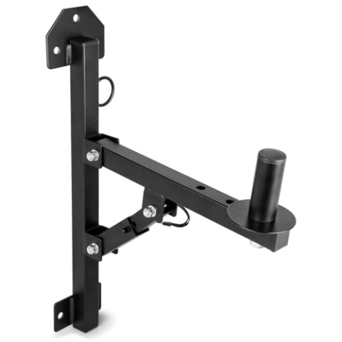 Vonyx WMS-04 Wandhalterung verstellbare Wandhalterung für Lautsprecher Halterung Lautsprecherhalterung, Boxenhalterung, Wandhalterung Lautsprecher bis max. 50 kg für Wandmontage