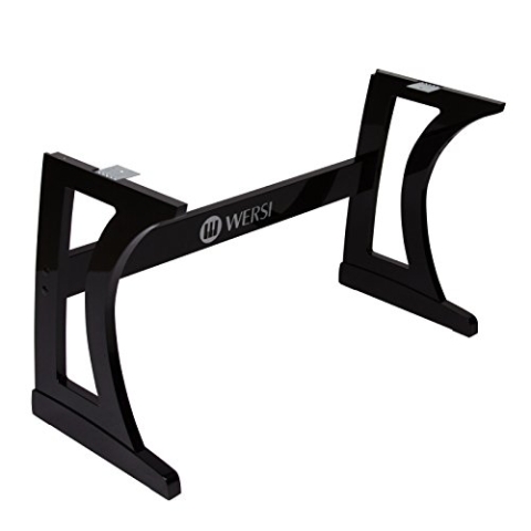 Wersi OAX1 Deluxe Keyboard Ständer, Schwarz Metallic, 70cm Höhe, Stabiler Stand, Exklusives Design, Ideal für OAX1 Keyboard und Zusatzmanual