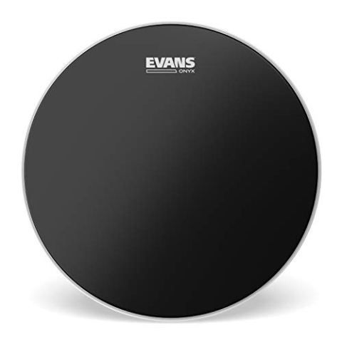 Evans B18ONX2 45,72cm (18 Zoll) Tomfell Onyx doppellagig, 0,19mm, Mattschwarz