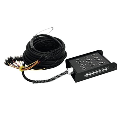 OMNITRONIC Multicore Stagebox 8/4 30m | Komplett konfektionierter Verteiler