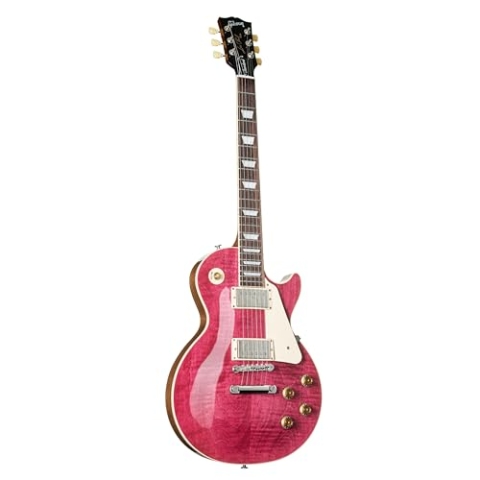 Les Paul Standard 50s Figured Top Translucent Fuchsia - Single Cut E-Gitarre