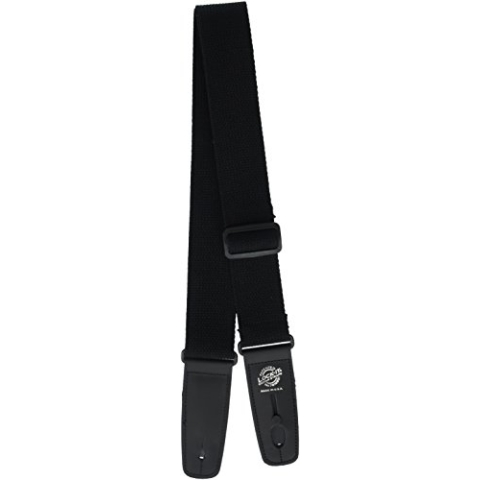 lock-it Träger Baumwolle Series Elektrische Gitarrengurt Baumwolle schwarz