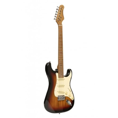 Stagg SES-55 SNB E-Gitarre der Serie 55 mit massivem Paulownia-Korpus