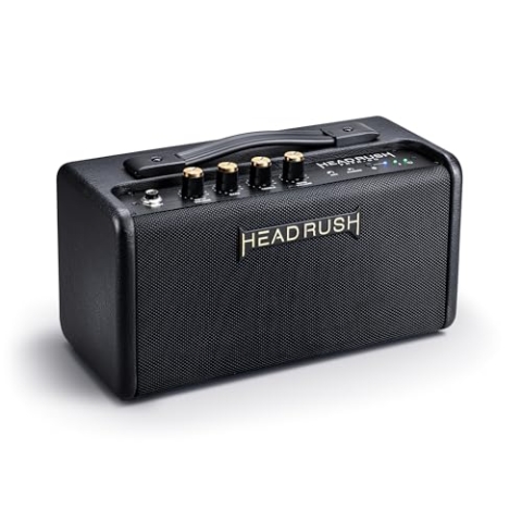 HeadRush FRFR-GO - 30W Verstärker für elektrische und Bassgitarren mit dualen 3" Lautsprechern, Bluetooth und Akku für Multi-FX/Amp Modeling Pedale