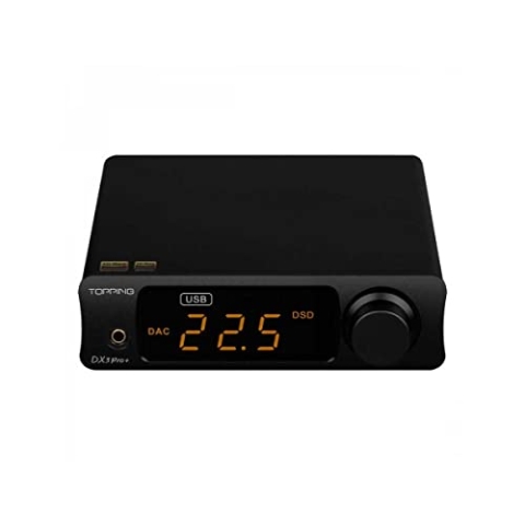 TOTAUDIO Topping DX3 Pro+ Bluetooth Kopfhörerverstärker (schwarz)