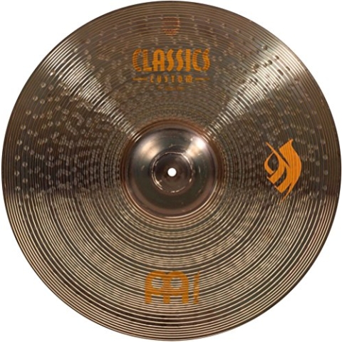 Meinl Cymbals Classics Custom Brilliant Brann Dailor Ghost Ride — 21 Zoll (Video) Schlagzeug Becken (53,34cm) B12 Bronze, Brilliantes Finish (CC21GR)
