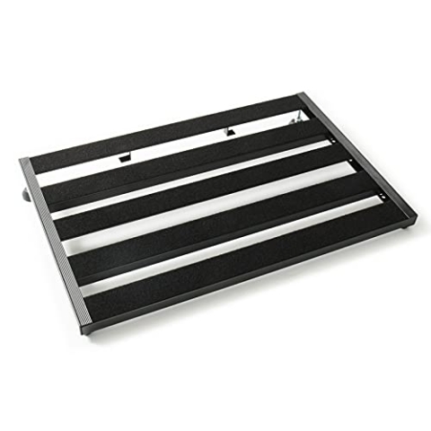 Fame Pedalboard, Board aus pulverbeschichtetem Aluminium mit 5 Streben für 10 Effektpedale, Gigbag mit Zubehörfach, Spaceboard 60 L