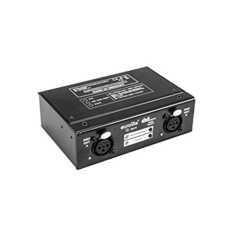 EUROLITE DXT-SP 1in/2out PRO DMX RDM Splitter | RDM-fähiger DMX-Verteiler mit Signalaufbereitung