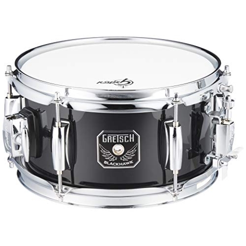 Gretsch SD Snare Drum, Full Range, Black Hawk Mighty Mini, schwarz, chrome Hardware, 10 x 5,5", BH-5510-BK