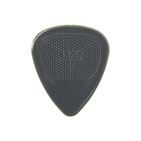 D 'Andrea Zähne Fletschender Hund Brain Nylon Gitarre Picks 12 Pack mit Dose (grau, 1,00 mm)