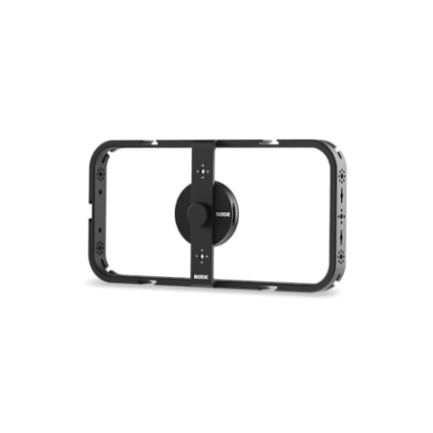 RØDE Telefonkäfig Magnetischer Mobilfilmkäfig mit 1/4-Zoll- und 3/8-Zoll-Gewinden sowie Cold Shoe-Montageschlitzen (MagSafe-kompatibel)