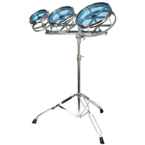 Fame Roto-TomSet 6810, 6", 8", 10", Stimmbar, Synthetik-Felle, Latino-Sound, Inklusive Höhenverstellbarem Ständer