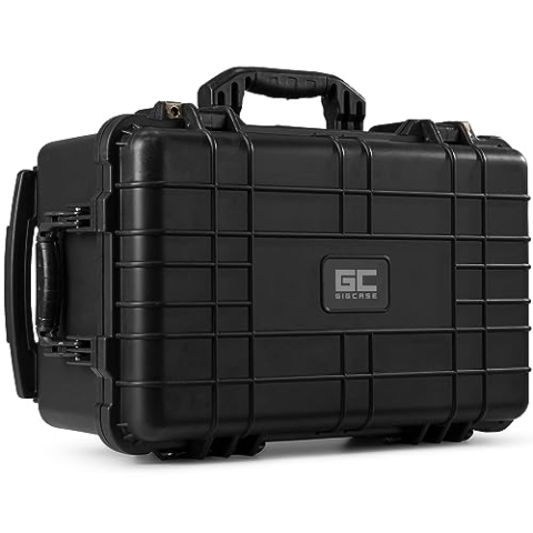 Power Dynamics GIGCase30T Universal Outdoor Hartschalenkoffer, Trolley, Wasserdicht, Kamera Koffer für Handgepäck, Waffenkoffer, Foto Koffer, Pistolenkoffer, Transportkoffer mit Rollen
