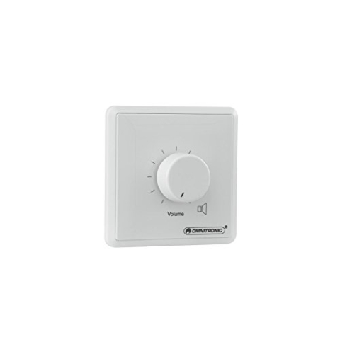 Omnitronic 80711152 ELA Stereo LS-Regler (10 Watt) weiß