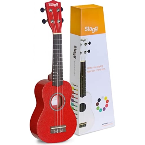 STAGG US-RED Sopran-Ukulele
