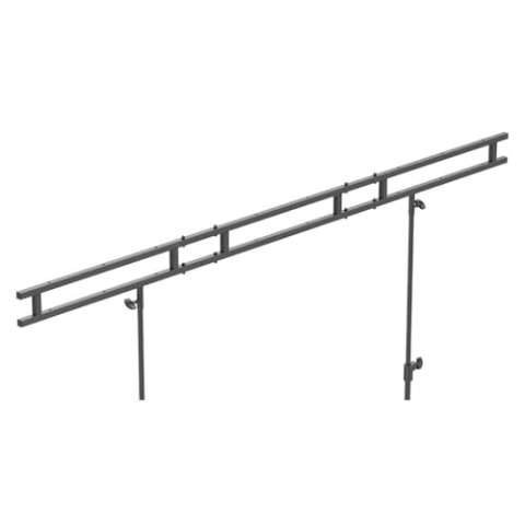 Vonyx DB3L - Lichtbrücke für Vonyx DB3 DJ Stand, Halterung für Lichteffekte zum anbringen an DJ Pult, Quer-Traverse für DJ Booth, Lichteffekte aufhängen, mobiles DJ Setup