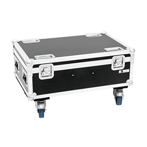 ROADINGER Flightcase 4x THA-40 PC mit Rollen | PRO Flightcase für 4 THA-40 PC mit Rollen