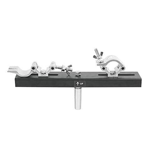 EUROLITE TAH-52 Traversenadapter mit Zapfen | Horizontaler Adapter mit TV-Zapfen von 160 - 405 mm, Maximallast WLL 180 kg