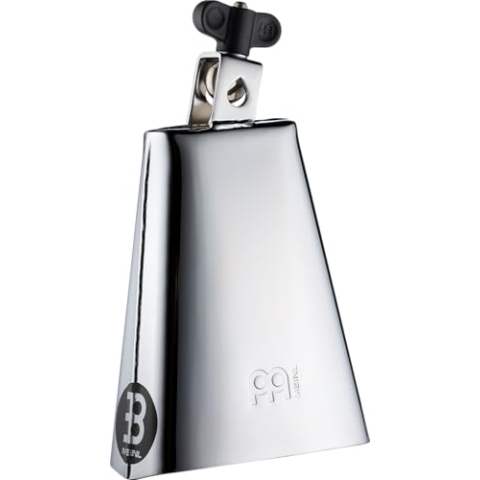 Meinl Percussion Chrome Timbales Cowbell - Mittelgroßes Aufschlagidiophon - Länge 6,25 Zoll - Montierbar - Stahl, Verchromt (STB625-CH)