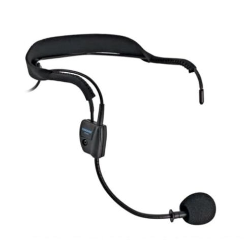 Shure WH20 Dynamisches Headset -Mikrofon (Wired) - robuste, leichte, sichere Passform für aktive Mikrofonbenutzer, Ausbilder/Musiker, XLR -Anschluss (WH20XLR)