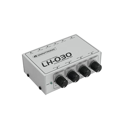 OMNITRONIC LH-030 Kopfhörerverstärker | 4-Kanal-Kopfhörerverstärker, Klinke