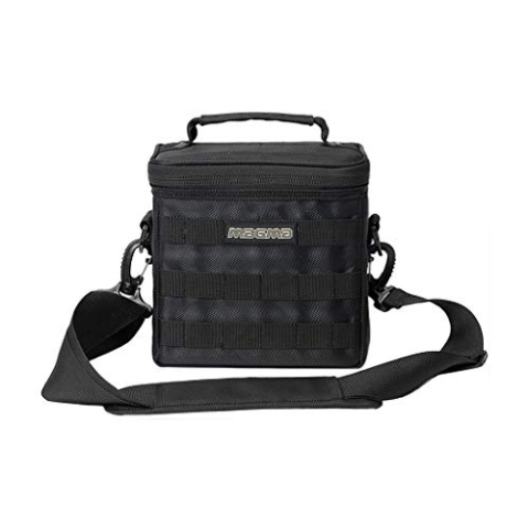 MAGMA 45 Record 50 DJ-Tasche, Schwarz/Khaki (MGA43026)