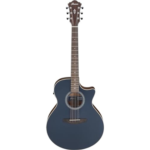 Ibanez AE100-DBF Dark Tide Blue Flat Westerngitarre