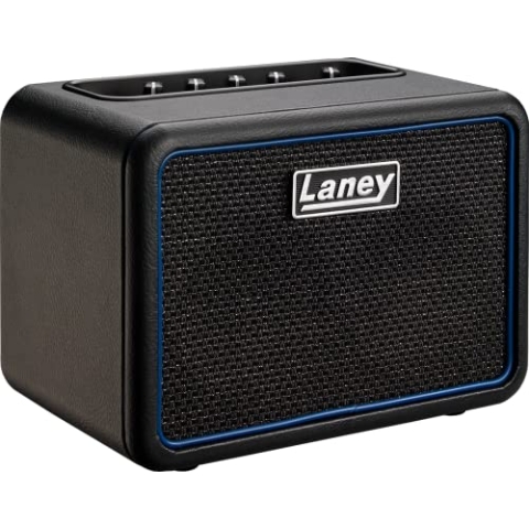 Laney MINI-BASS-NX - Battery Powered Bass Guitar Combo with Smartphone Interface - Nexus Edition, Schwarz, Small