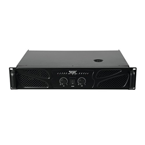 Omnitronic XPA-1800 Endstufe | Stereo-PA-Verstärker mit Limiter, 2 x 900 W / 4 Ohm, 2 x 650 W / 8 Ohm | Schutzschaltung gegen Kurzschluss, Überhitzung, Gleichspannung, Einschaltstöße | Lüftergekühlt