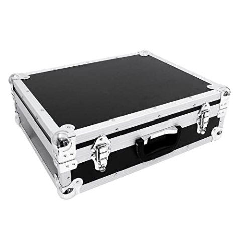 ROADINGER Universal-Koffer-Case FOAM GR-1 schwarz | Flightcase mit flexibler Schaumstoffeinlage, 480 x 380 x 140 mm (Innenmaße)