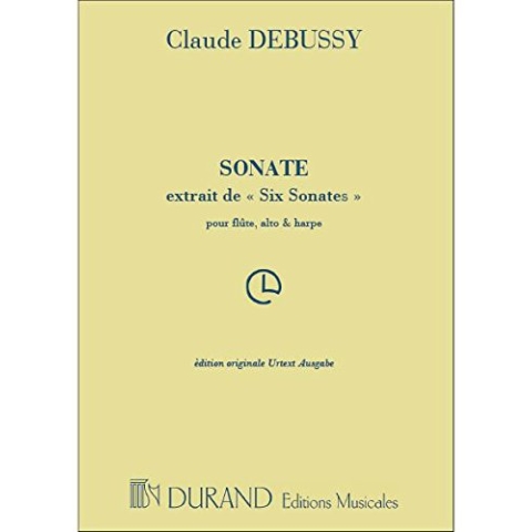 Claude Debussy: Sonate - Extrait De Six Sonates Pour Flûte, Alto Et Harpe. Für Kammermusik
