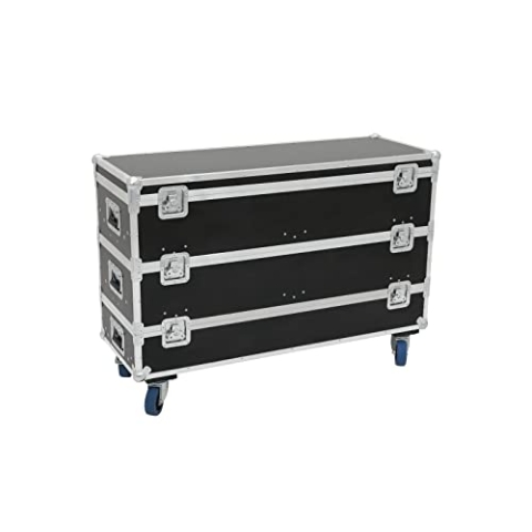 ROADINGER Flightcase 12x LED-Leiste Größe L | PRO Flightcase für 12 x LED-Leiste